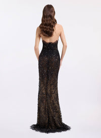 Lace Embroidered Long Skirt