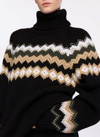 Stud Embellished Knit Sweater
