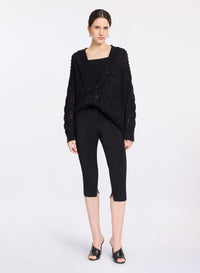 Embellished Knit Top