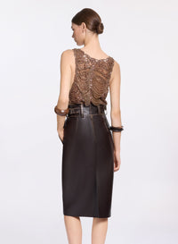 Bead Embroidered Tank Top