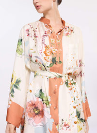 Printed Twill Long Shirt