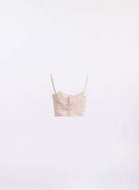 Cotton Embroidered Bralette
