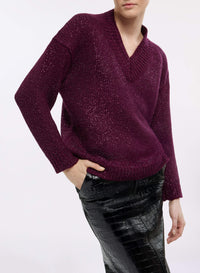Embellished Knit Sweater
