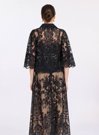 Sequin Embroidered Twin Set