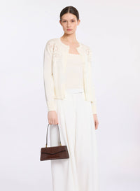 Embroidered Knit Twin Set