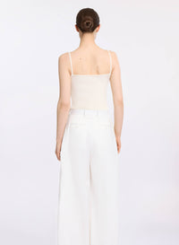 Embroidered Knit Twin Set