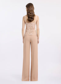 Bead Embroidered Lace Twin Set