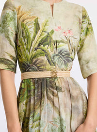 ELIE SAAB Raffia Belt (CV)