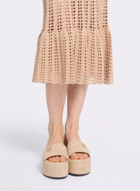 Raffia Wedge
