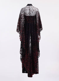 Sequin Embroidered Tulle Cape