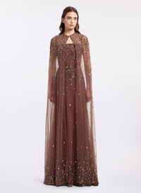 Bead Embroidered Cape