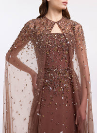 Bead Embroidered Cape