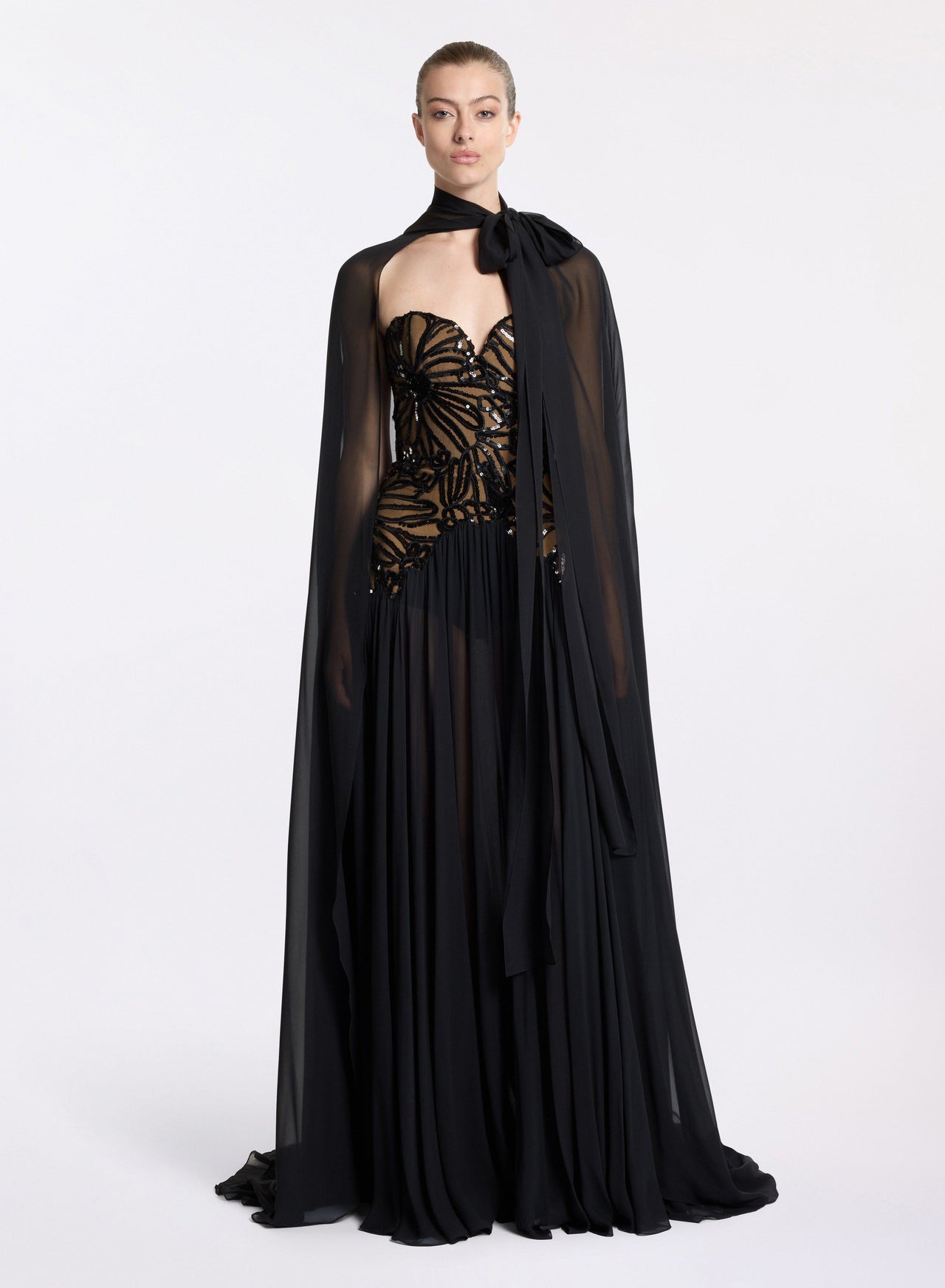 corset long sleeve dress Berylove Women Wedding Guest Navy A Line Sleeves Maxi Dress with Long Sleeves Crafted from a luxurious fabric-type:92-polyester-8-elastane Color:POWDER Sleeve Plus Size All