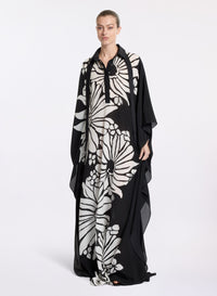Printed Silk Kaftan