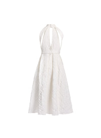 Cotton Embroidered Midi Dress