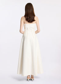 Stud Embellished Midi Dress