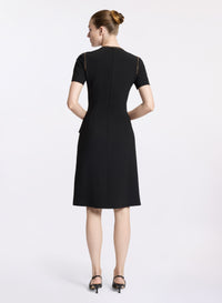 Stud Embellished Short Dress