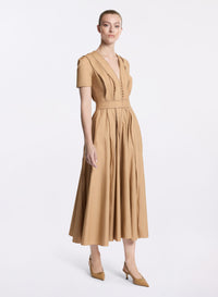 Poplin Midi Dress