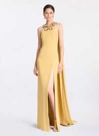 Cady Dress with Metallic Necklace