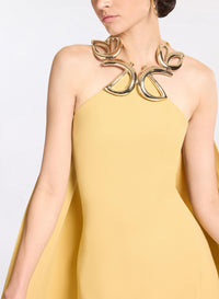 Cady Dress with Metallic Necklace