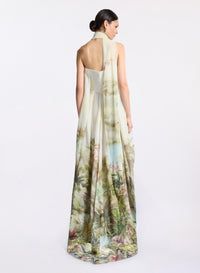 Strapless Oasis Linen Dress