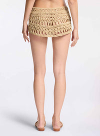 Crochet and Silk Dress