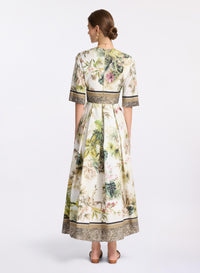 Savannah Print Cotton Dress