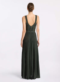 Knit Dress with Lace Inserts