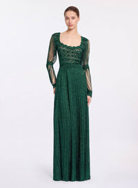 Absinthe Green Crochet Dress