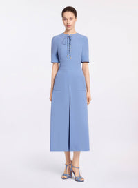 Lace Up Cady Midi Dress