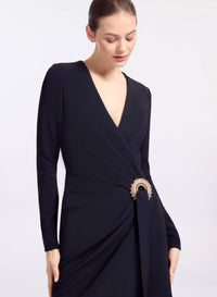 Crystal Embellished Long Dress