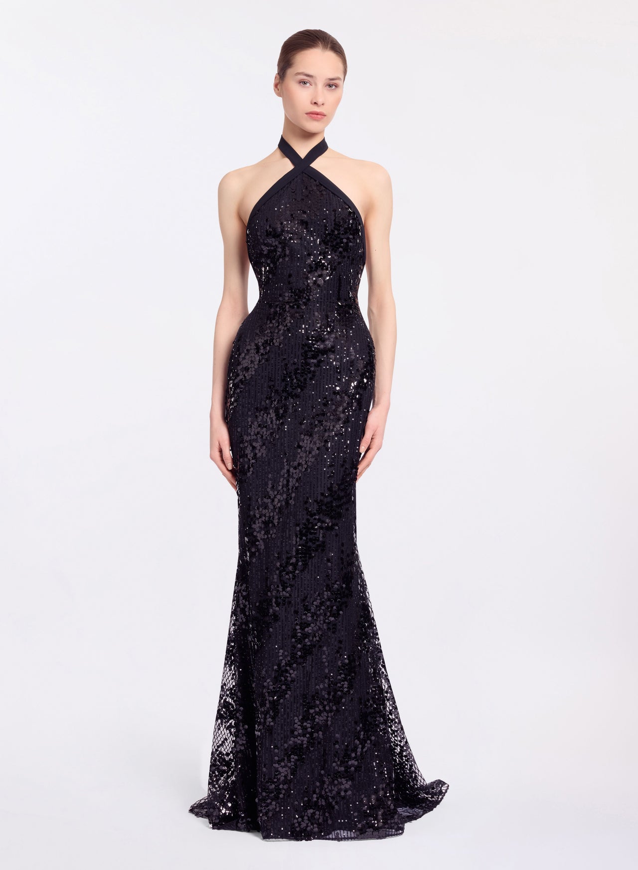 Sequin Halter Long Dress ELIE SAAB Sequin Halter Long Dress ELIE SAAB