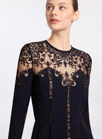 Cady and Lace Midi Dress