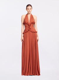 Silk Long Dress