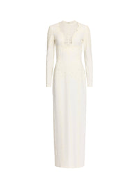 Embroidered Cady Dress