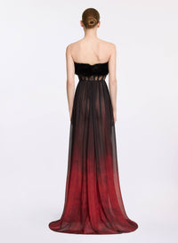 Lace and Gradient Chiffon Dress (PP)