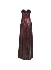 Sequin Embroidered Long Dress