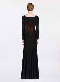 Embellished Knit Long Dress