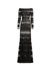 Macramé and Lace Long Dress