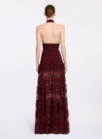 Macramé and Lace Long Dress