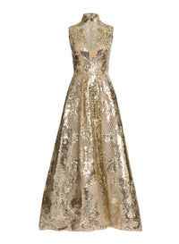 Sequin Embellished Tulle Dress