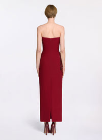 Embellished Cady Midi Dress