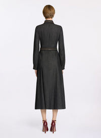 Embellished Denim Dress