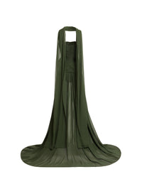 Strapless Silk Long Dress