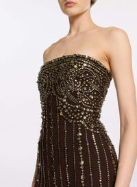 Stud Embellished Corset Dress