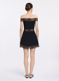 Off-The-Shoulder Short Dress