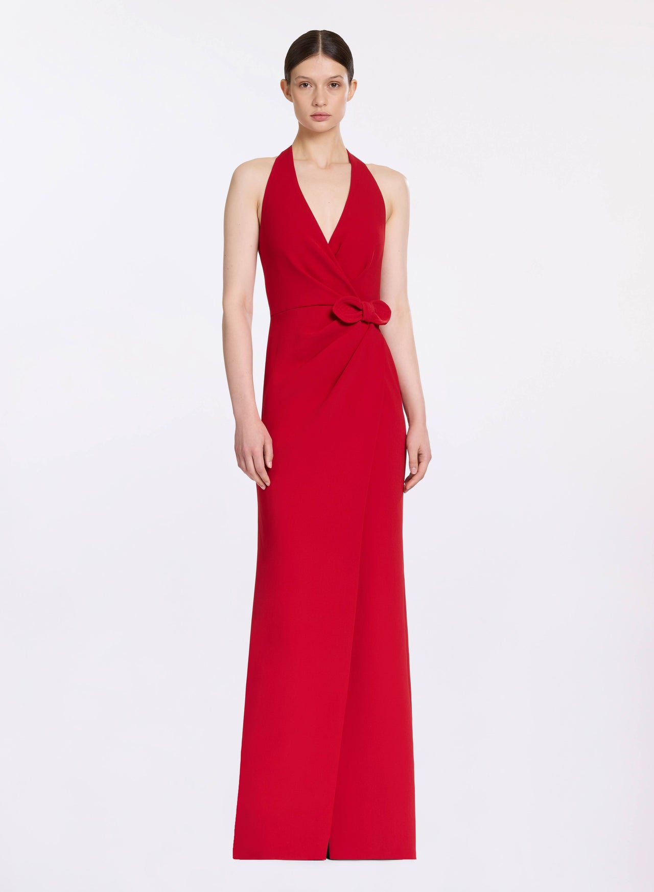 Long Cady Dress with Bow Detail – ELIE SAAB