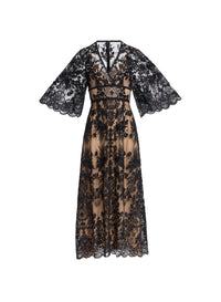 Sequin Embroidered Lace Dress