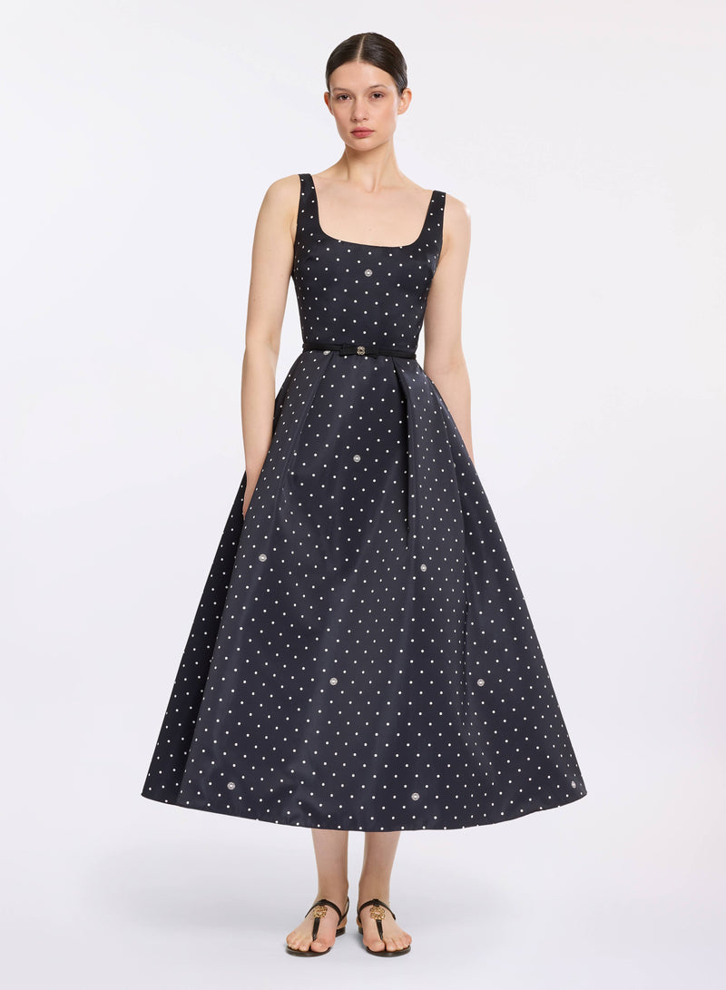 Polka Dot Midi Dress