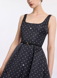 Polka Dot Midi Dress